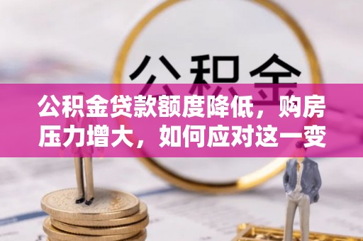 武穴公积金贷款额度降低，购房压力增大，如何应对这一变化？