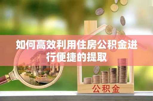 武穴如何高效利用住房公积金进行便捷的提取