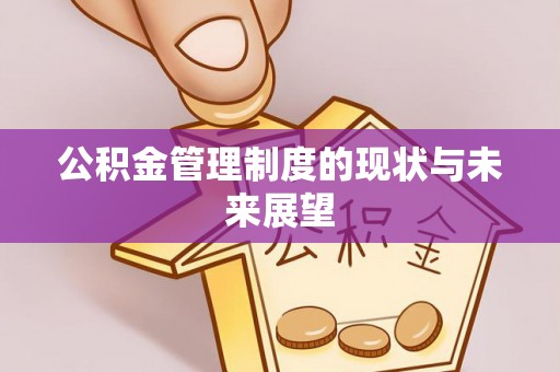 武穴公积金管理制度的现状与未来展望